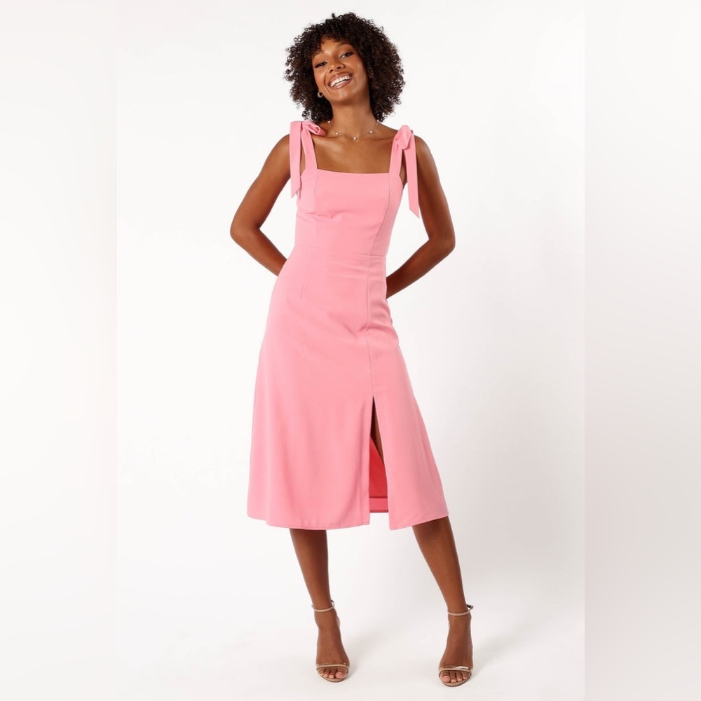 Petal & pup tie strap midi dress nwot - Picture 1 of 7